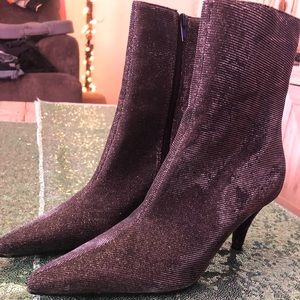 Glitter heel boots size 6- GF Originals-New